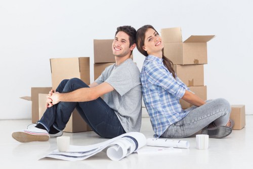 House move support with a van in Abbeywood