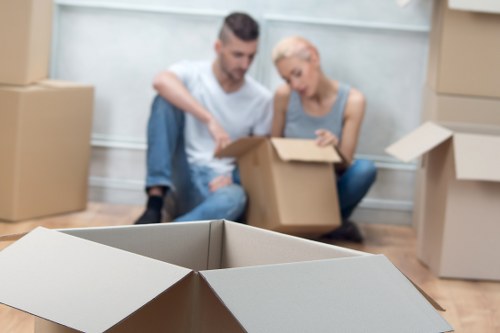 House removal service supporting a flat move in Abbeywood