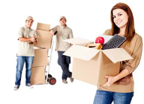 Furniture and boxes prepared for man and van removal in Abbeywood