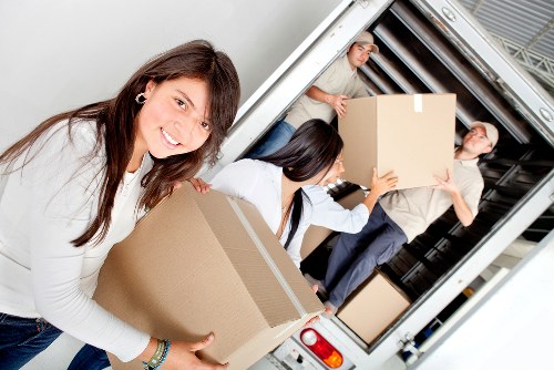 Office furniture pick-up for a local business in Abbeywood