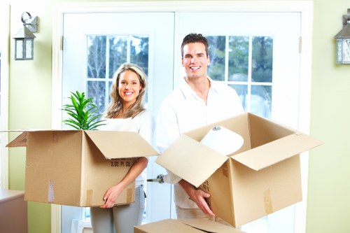 Man With Van Abbeywood team applying safe work practices on a relocation job