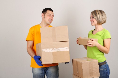 Unpacking boxes into a new Abbeywood property