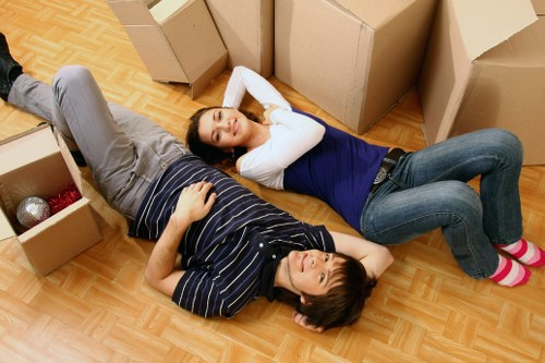 Local movers loading commercial items near Abbeywood properties