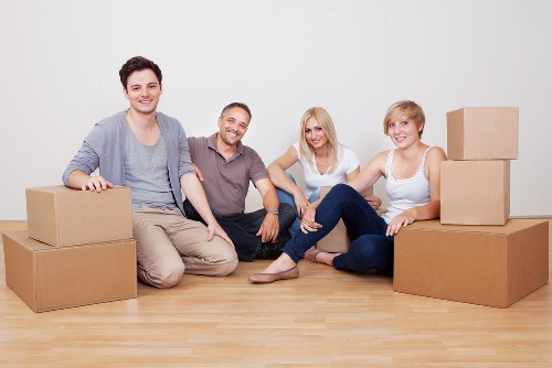 Abbeywood house move with loading support and a moving van