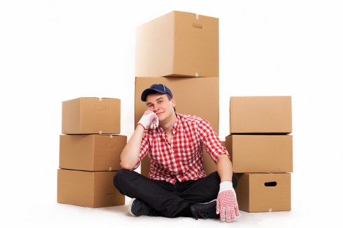 Professional movers planning a removal in Abbeywood